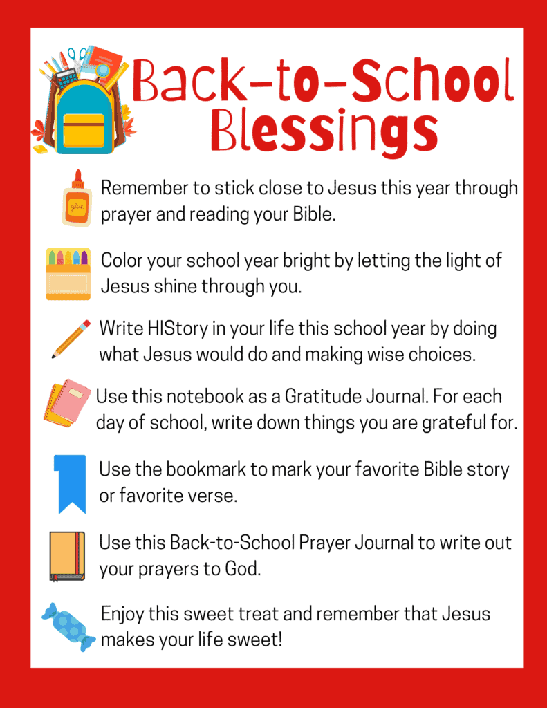back to school blessing kit details