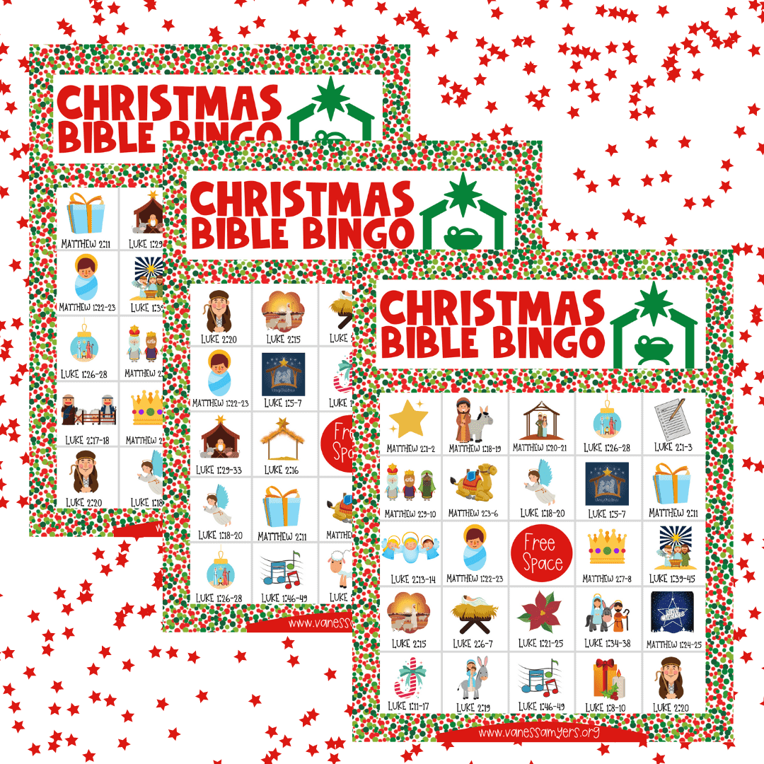 Christmas Bible Bingo - Family Faith Builders