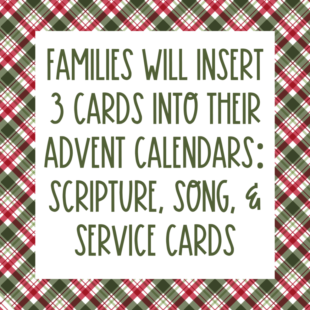 Family Advent Calendar Kit Family Faith Builders